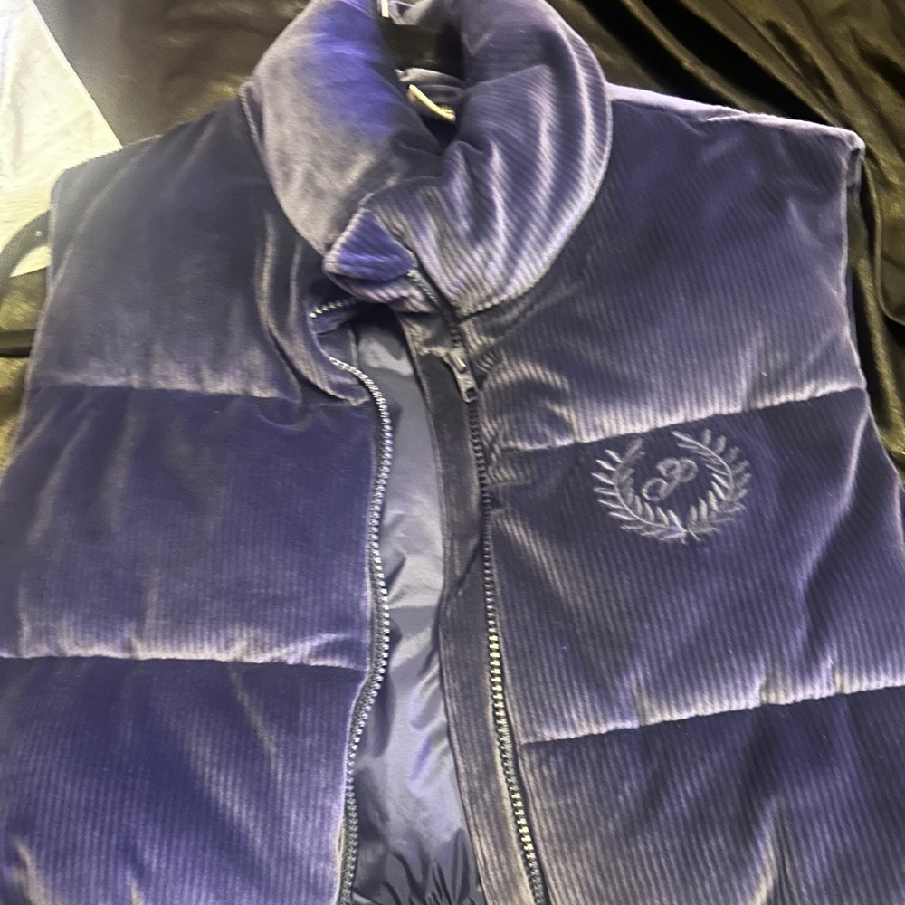 PINK Victoria's Secret Purple Puffer Vest